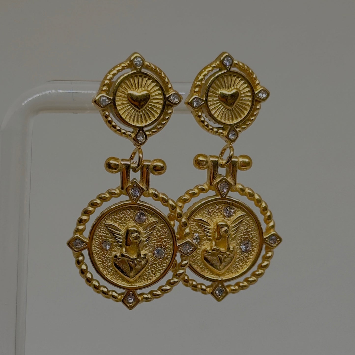 Navy Earrings